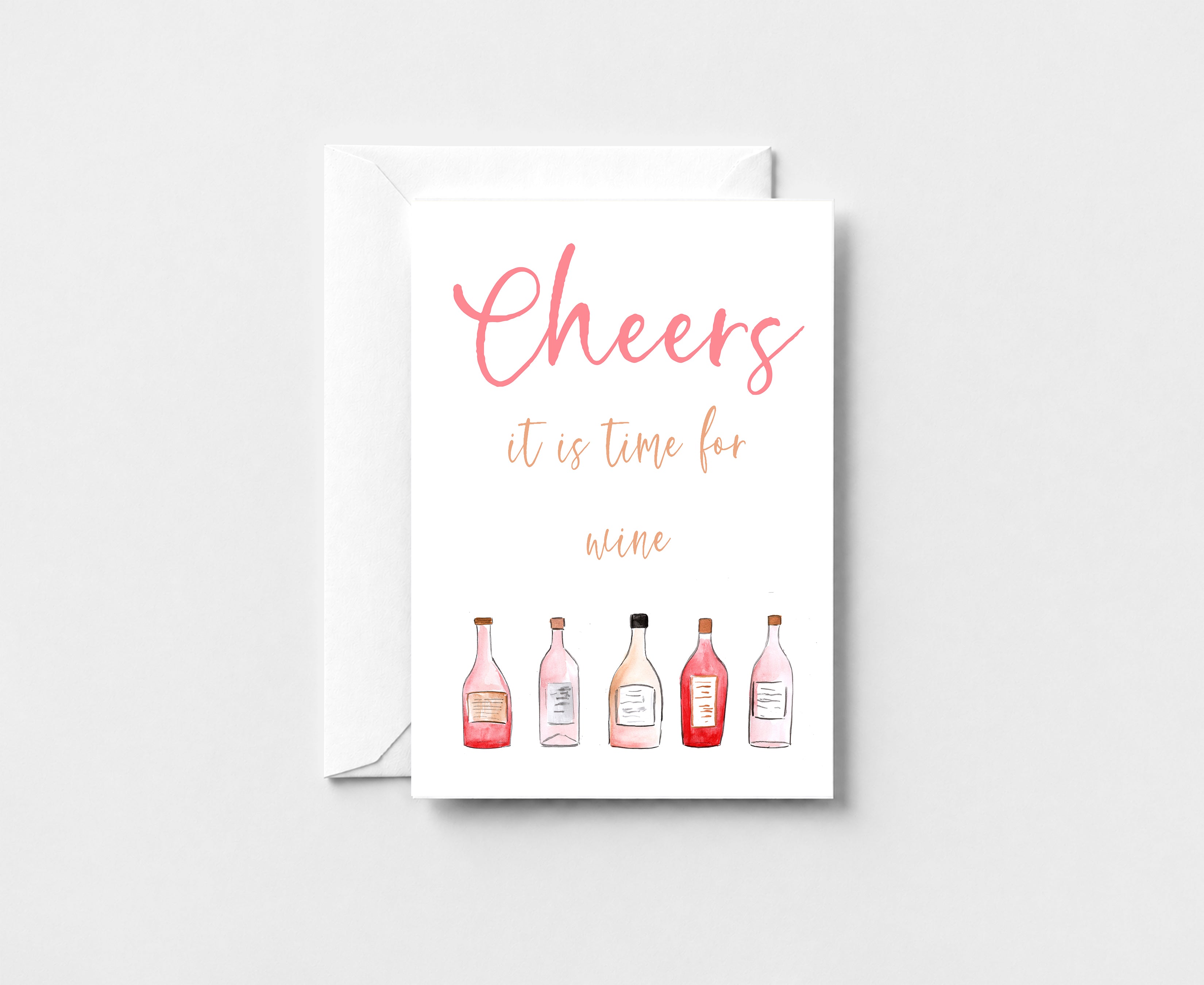 Time for Wine Greeting Card GC010