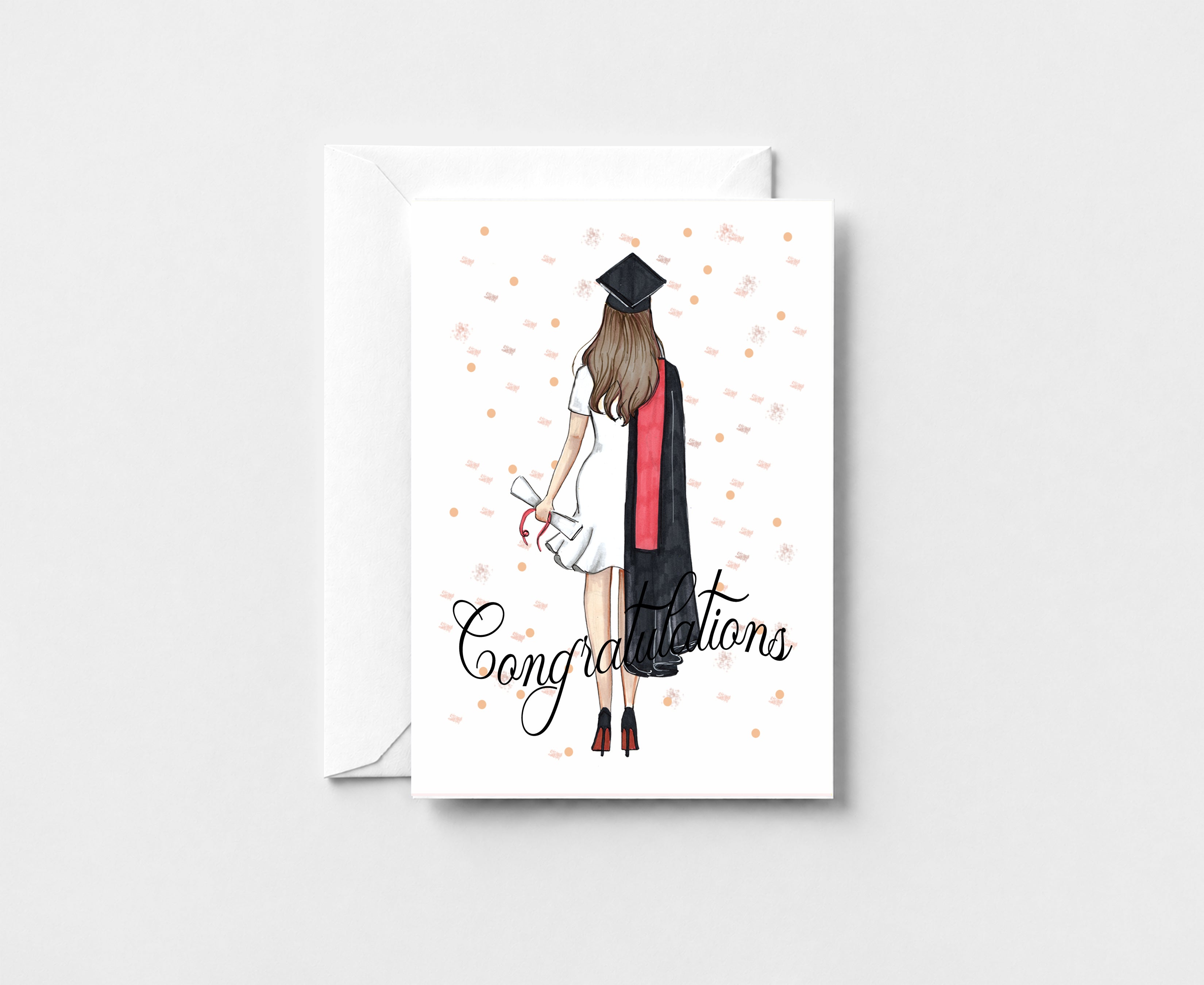 Congrats Graduation Greeting Card GC017