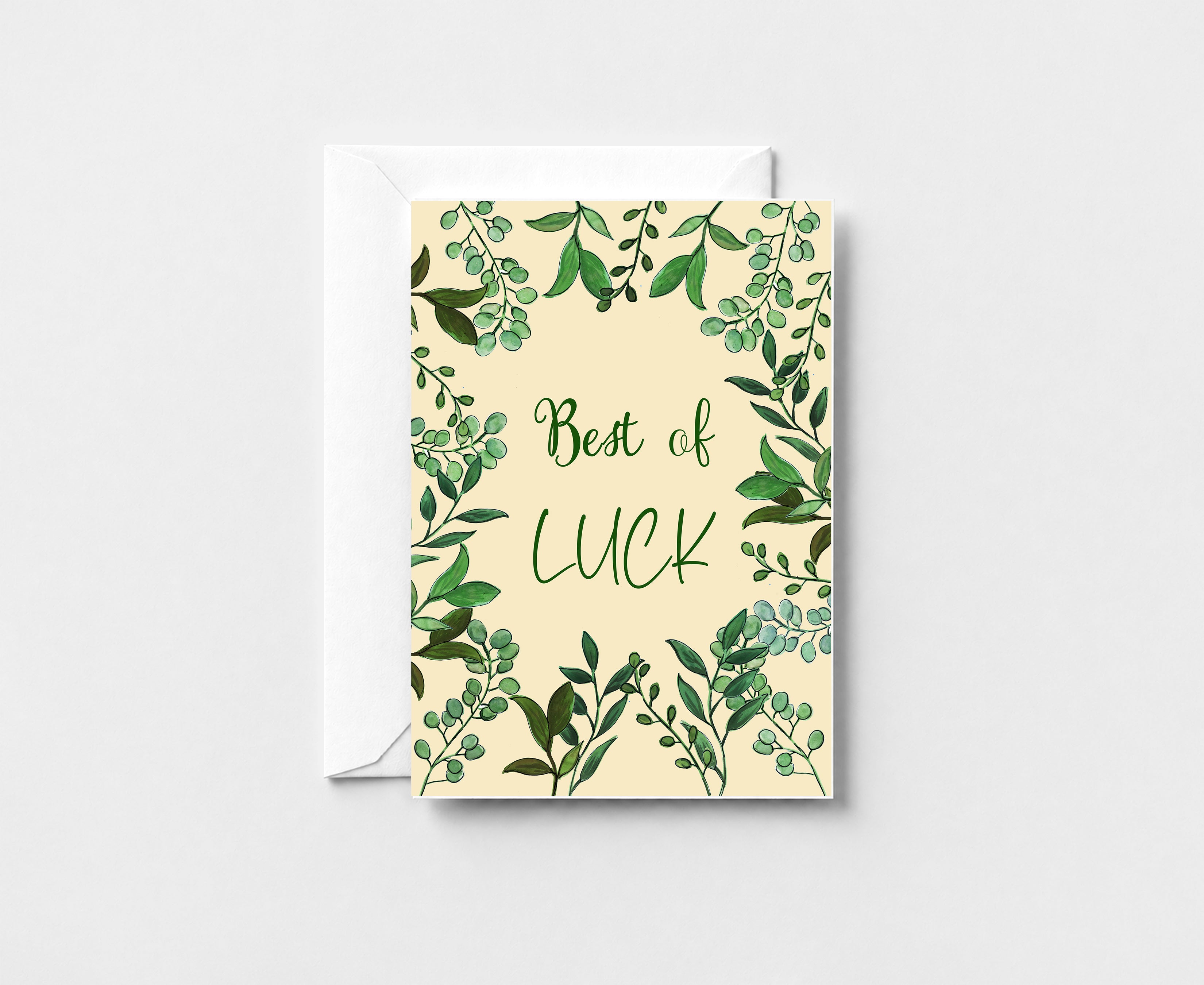 Best Of Luck Greeting Card GC003