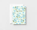 Happy Birthday Blue Flowers GC030