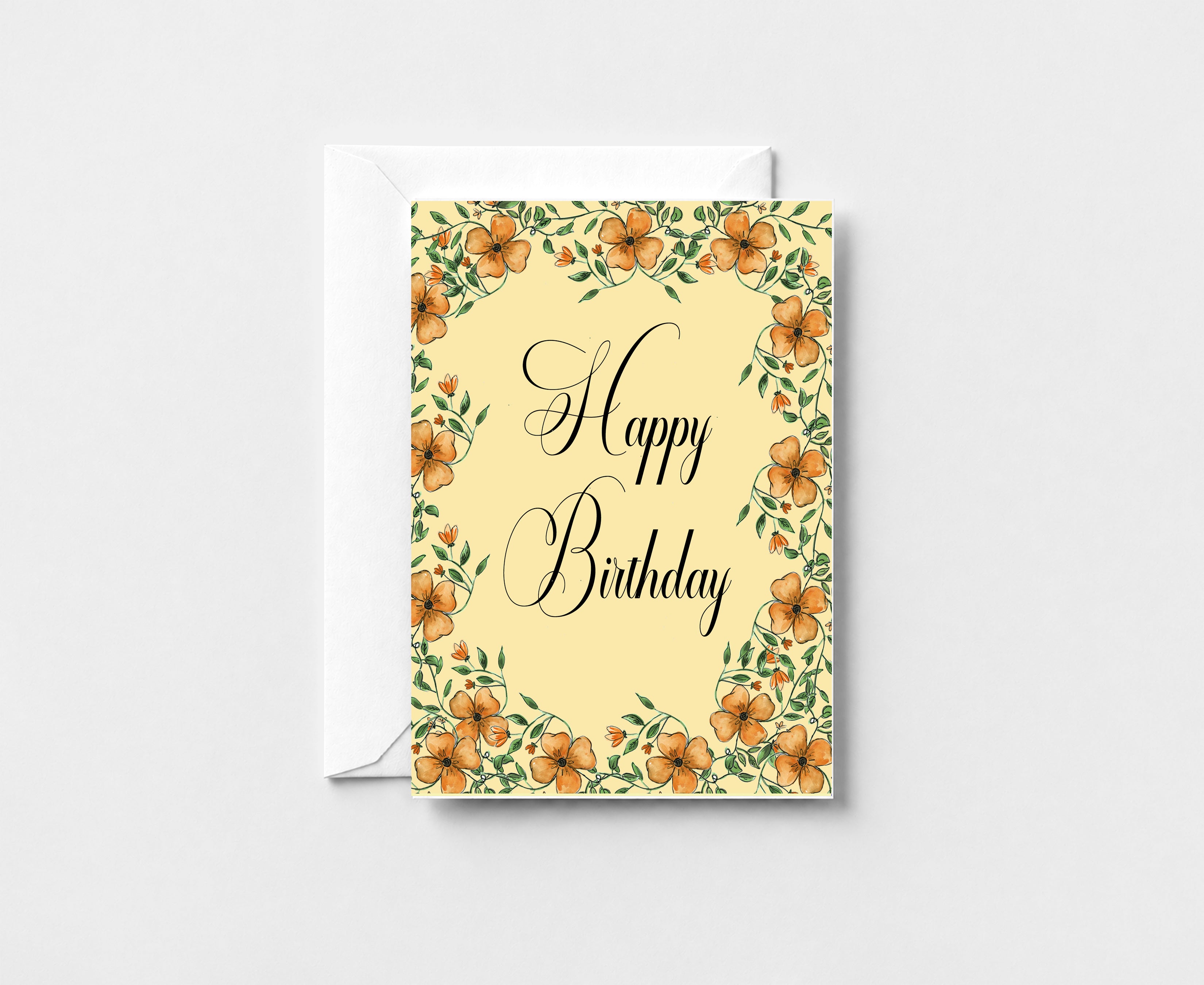 Happy Birthday  Greeting Card GC040