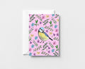 Pink Bird Greeting Card GC005