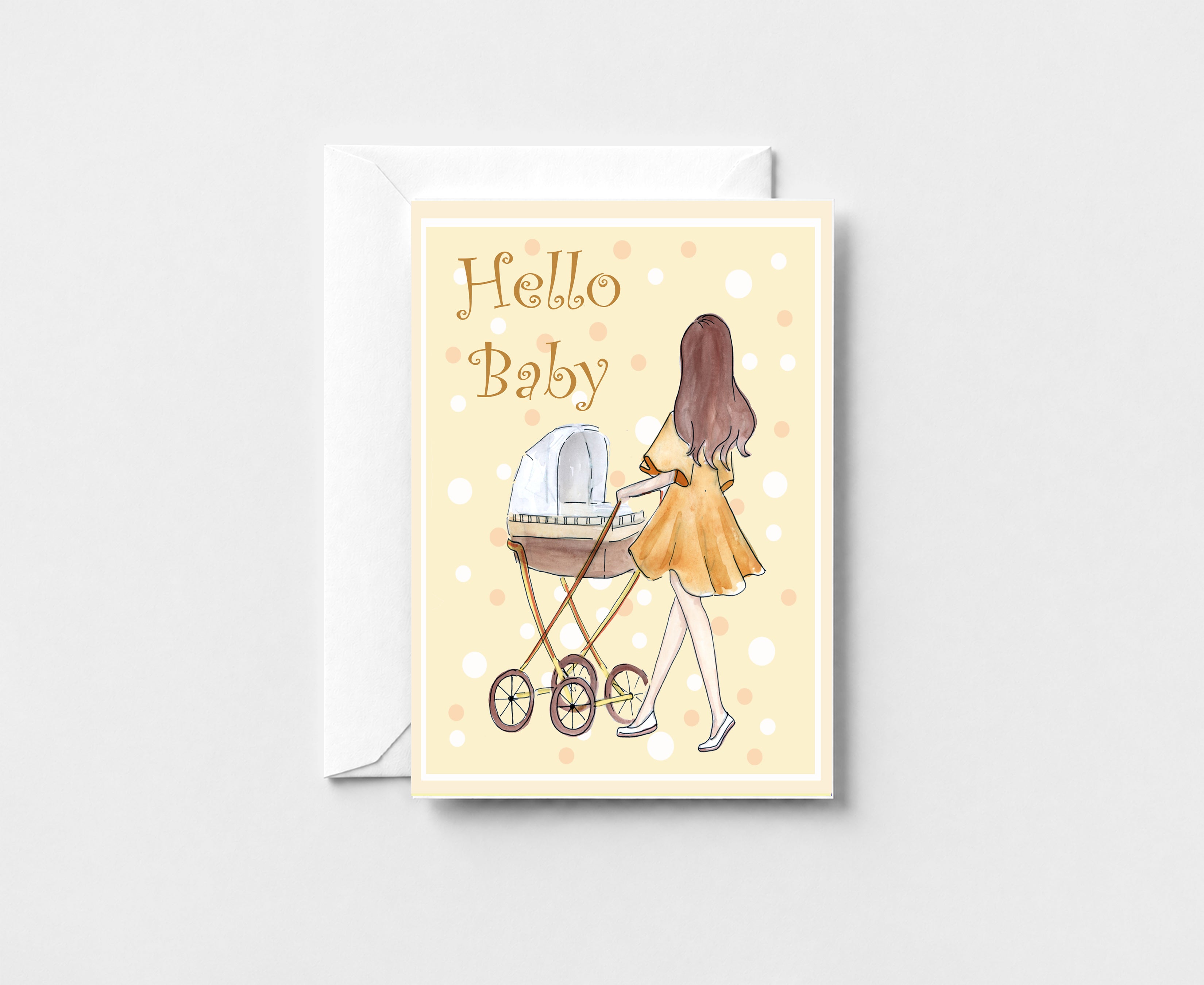 Hello Baby Greeting Card GC054