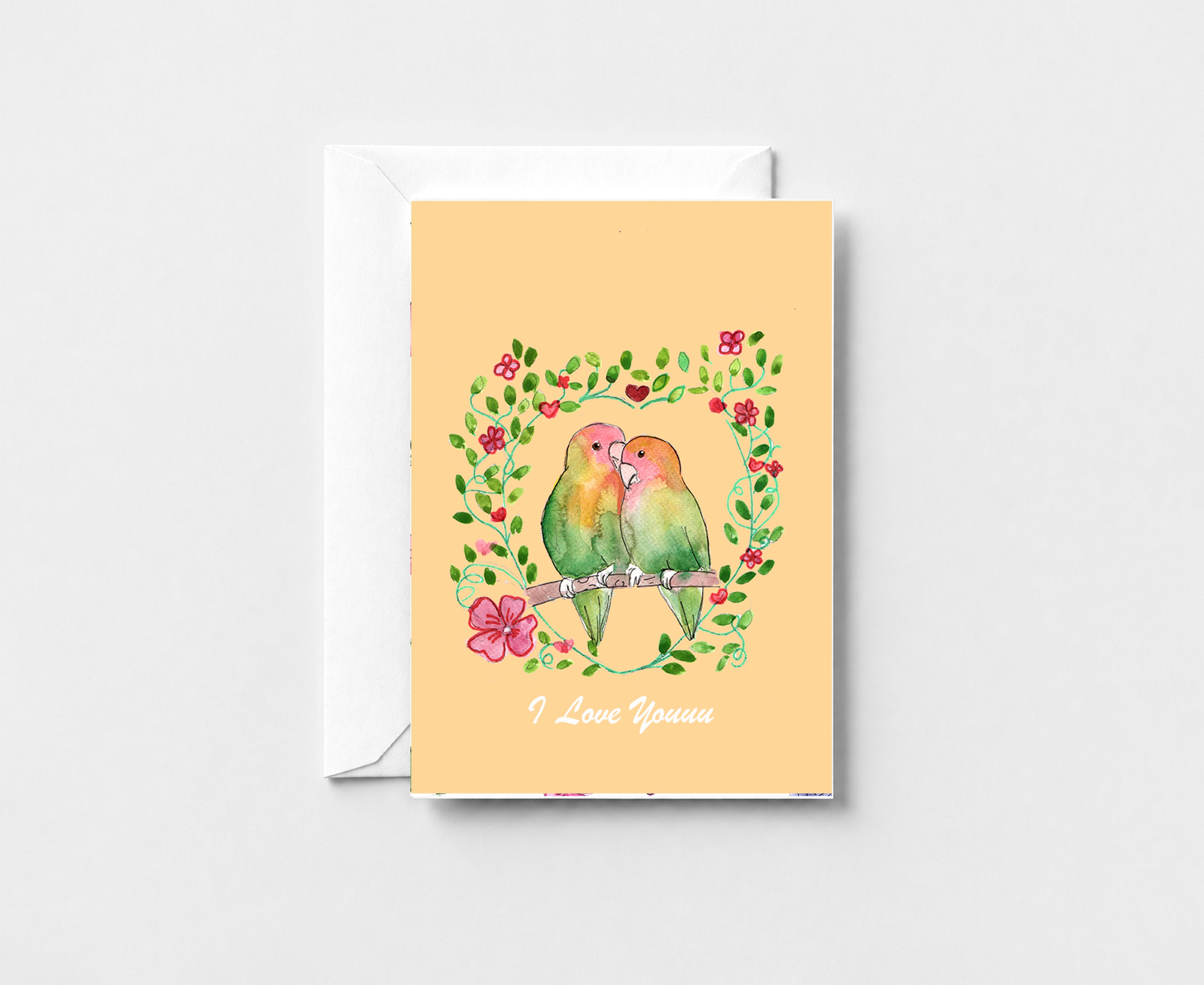 Love Birds Greeting Card GC071