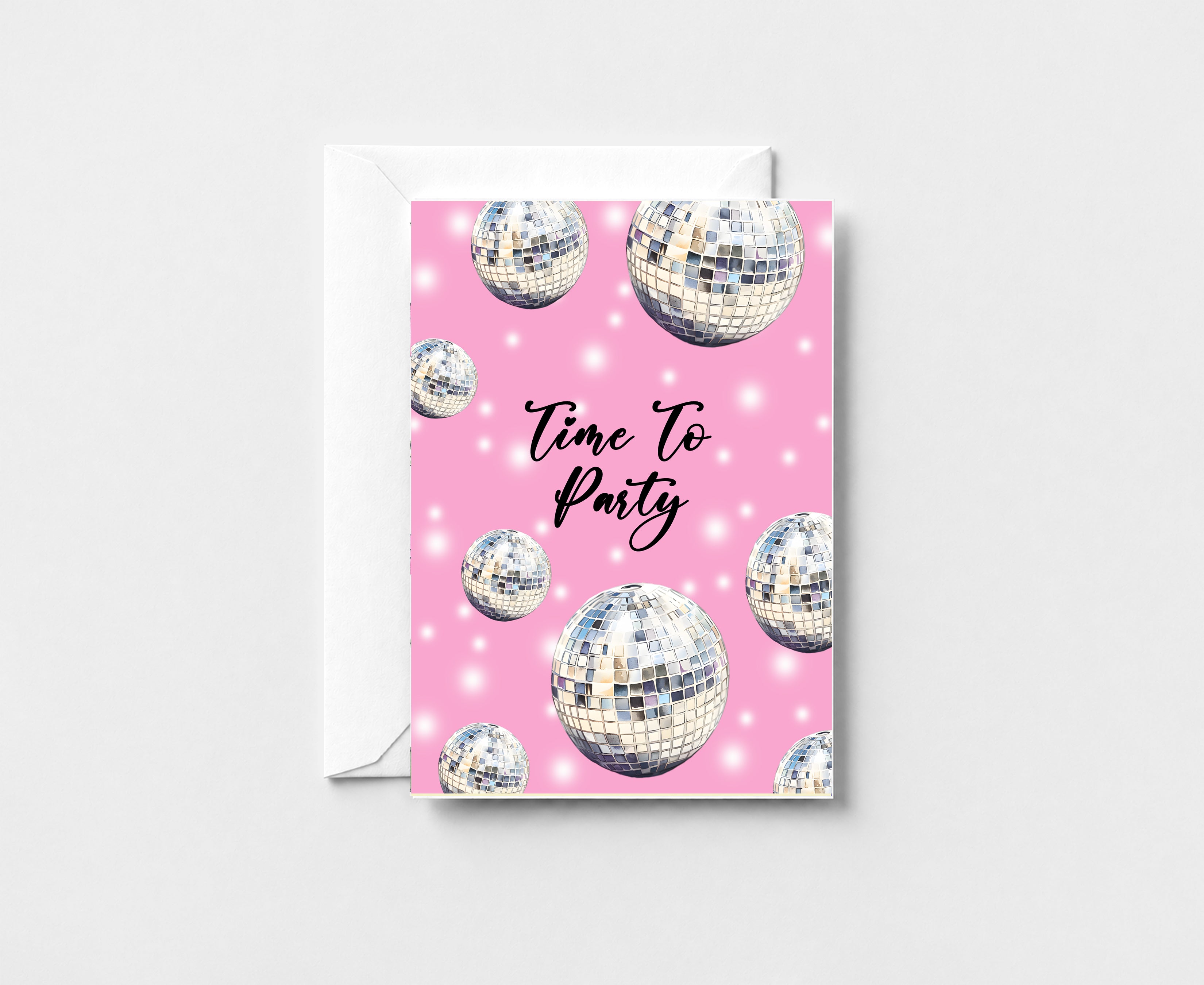 Time To Party Greeting Card GC074