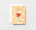 Cheers Orange Greeting Cards GC009