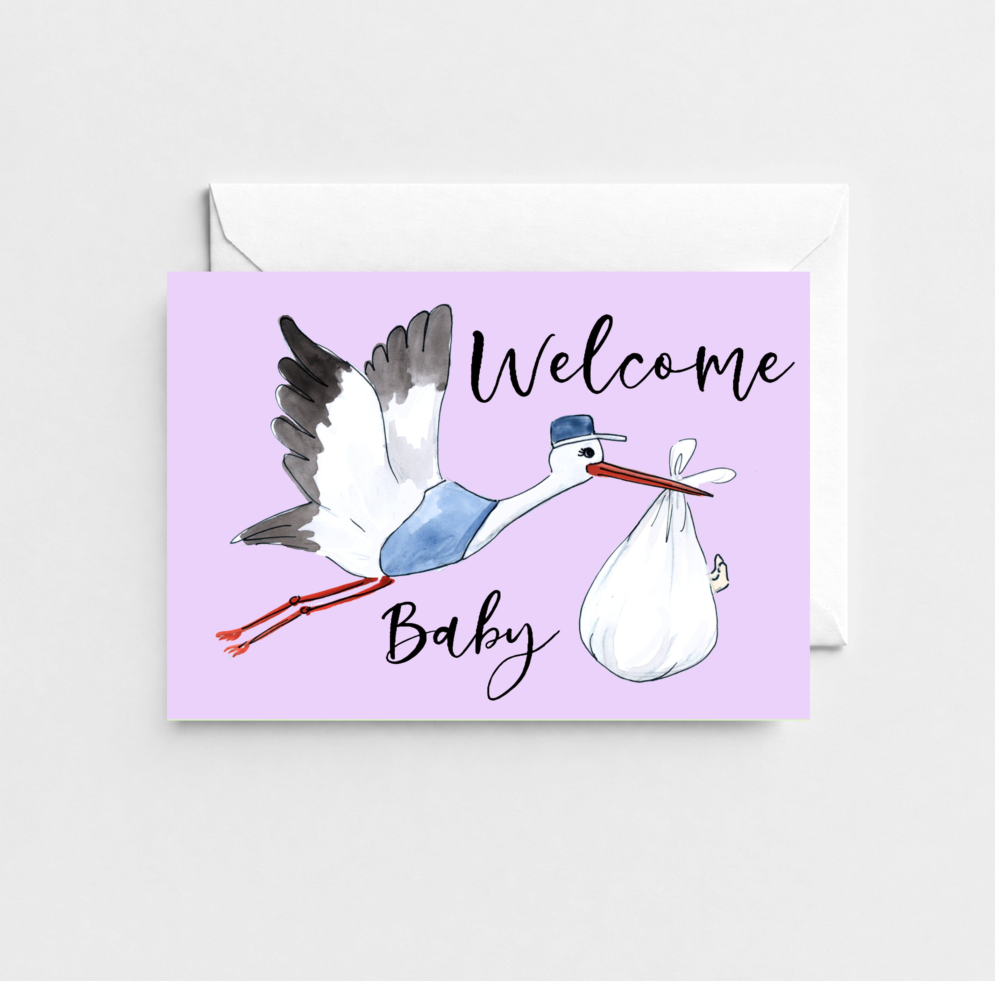 Welcome Baby Greeting Card GC090
